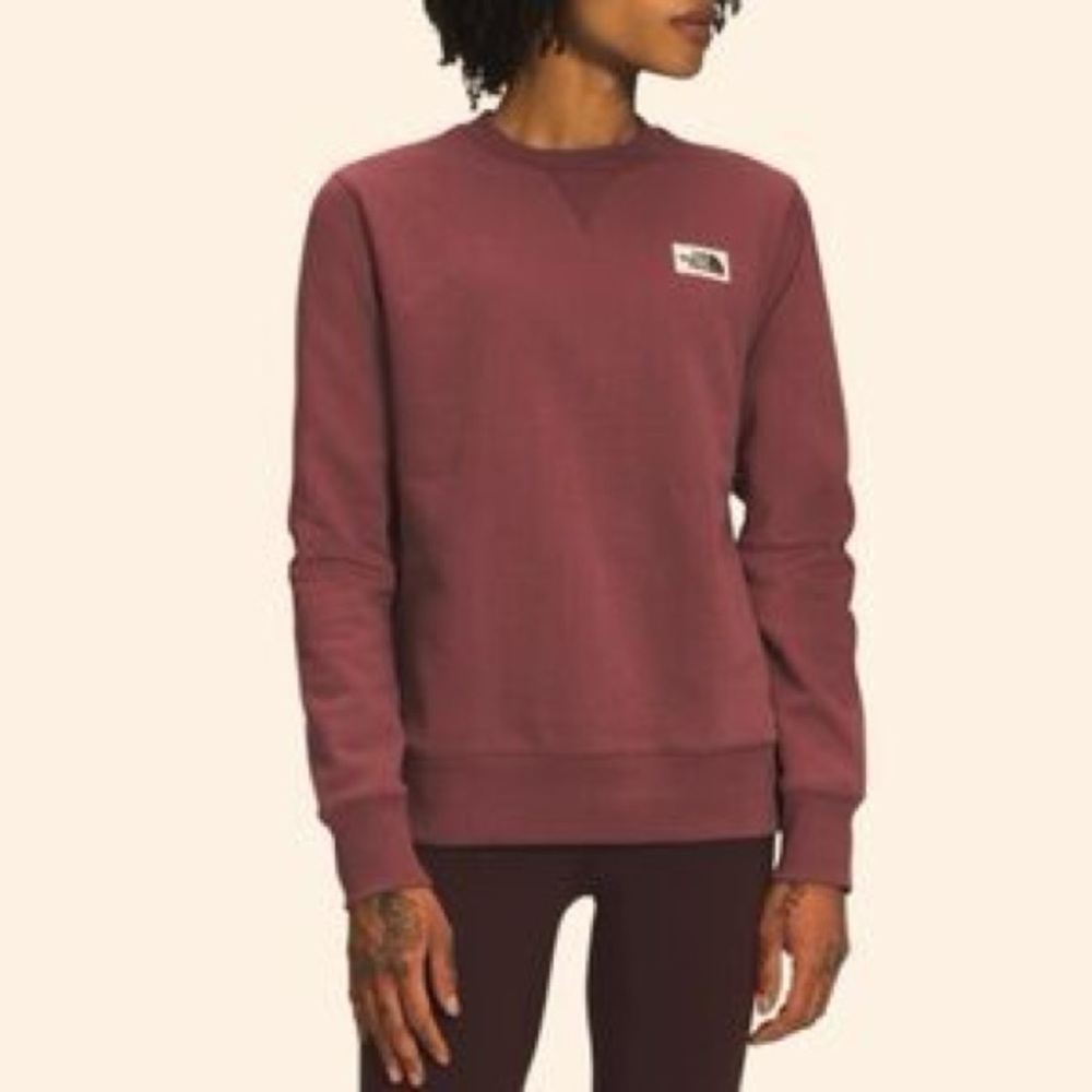 The North Face Heritage Patch Crew Neck Sweatshirt Size L Women's
